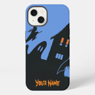 Etui iPhone 13 Maison hantée Halloween vintage sorcière fantôme c