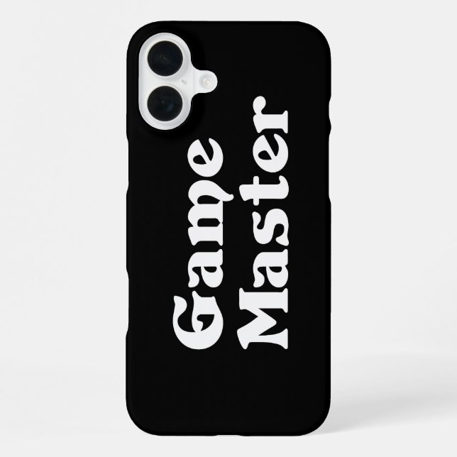 Coque iPhone Maître de Jeu (Verso)