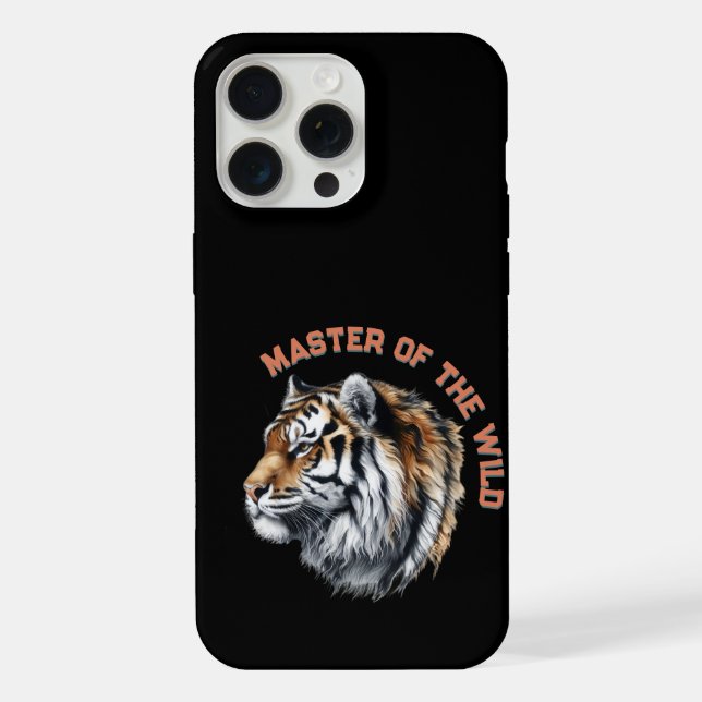 Coque iPhone Maître du Tigre Sauvage (Verso)