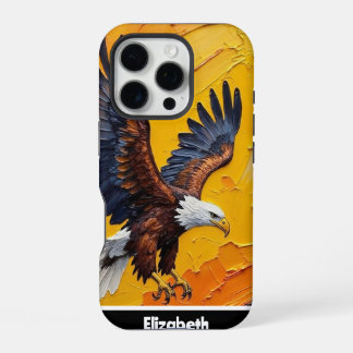 Coque iPhone 16 Pro Majestic Bald Eagle En Vol