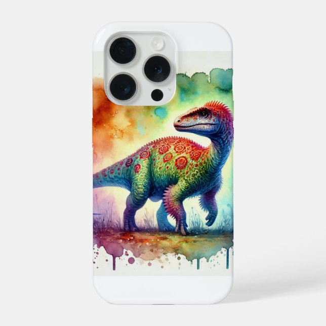 Coque iPhone Malawisaurus 141024AREF148 - Watercolor (Verso)