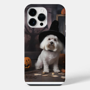 Coque Pour Pour iPhone 14 Pro Max Maltais Citrouille Halloween effroi