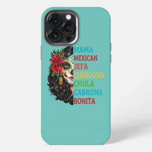 Etui iPhone 13 Pro Max Mama mexicaine Jefa Chingona Chula Mamacita femme