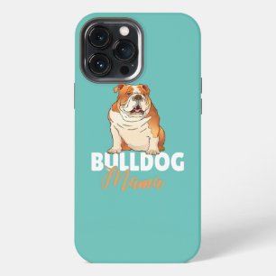 Etui iPhone 13 Pro Max Maman Bulldog Anglais Féminin Maman Chouette Amour