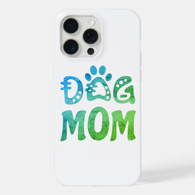 Coque iPhone Maman Chien (Verso)
