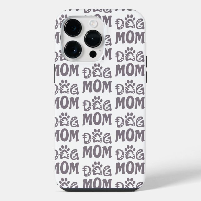 Coque iPhone Maman Chien (Verso)