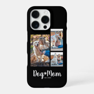 Coque iPhone 16 Pro Maman Chien Établi Script Noir 3 Photo