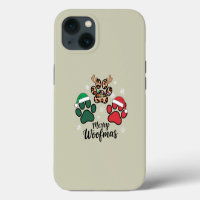 Maman Chien Noël Joyeux Woofmas Amoureux des Chien