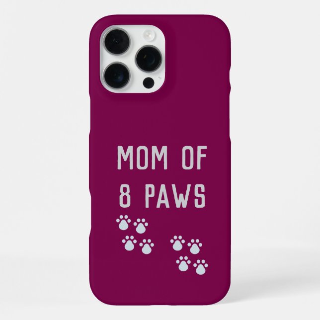 Coque iPhone Maman de 8 pattes (Verso)