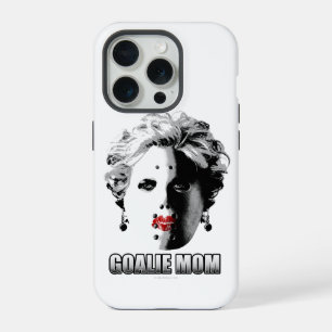 Coque iPhone 15 Pro Maman de gardien de but de hockey