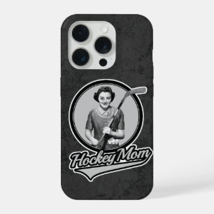 Coque iPhone 15 Pro Maman de hockey