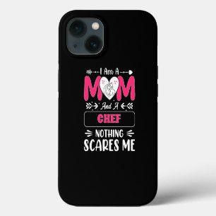 Etui iPhone 13 Maman et chef Rien ne me fait peur, Drôle
