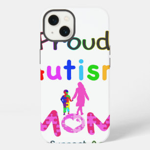 Etui iPhone 13 Maman fière d'autisme