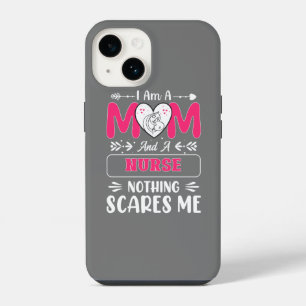 Coque Pour iPhone 14 Maman infirmière drôle, citations drôles de maman