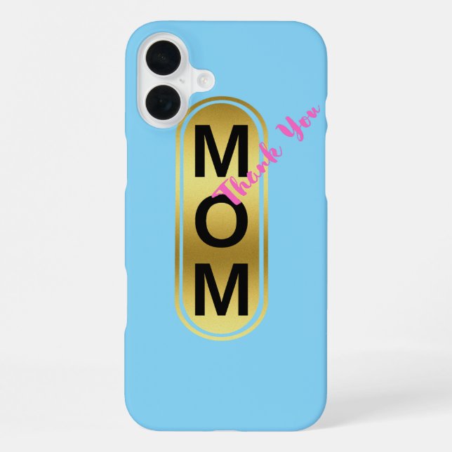 Coque iPhone Maman, Merci ! (Verso)