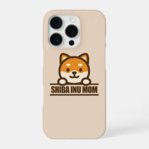 Coque iPhone 16 Pro MAMAN SHIBA INU - Conception de maman Shiba Inu ai