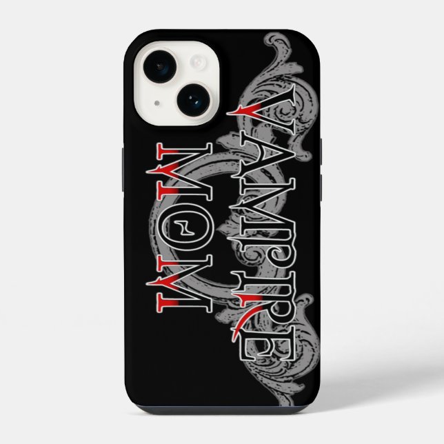Coque iPhone Maman Vampire (Verso)