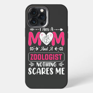 Etui iPhone 13 Pro Max Maman zoologue drôle, Maman zoologue