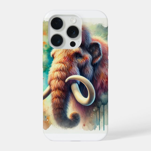 Coque iPhone Mammoth Serenity 060824AREF142 - Watercolor (Verso)