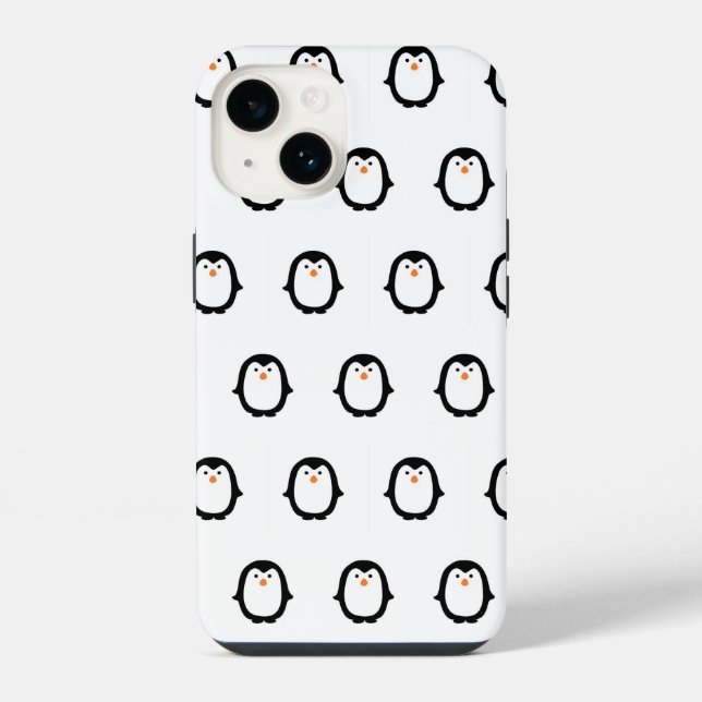 Coque iPhone Manchot mignon (Verso)