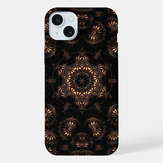 Coque iPhone Mandala de l'âge de bronze (Verso)