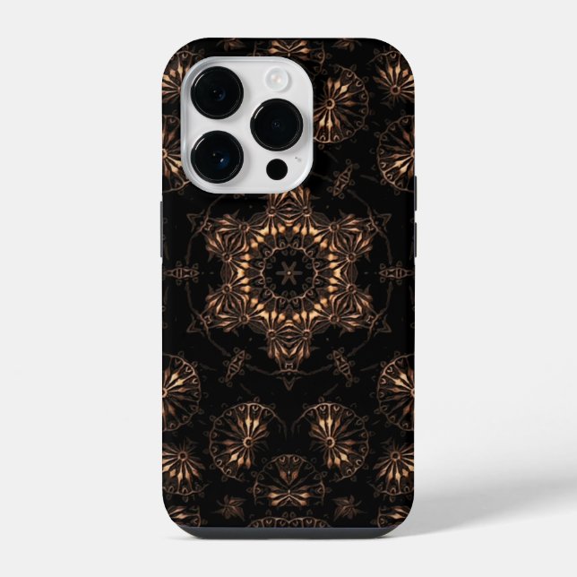 Coque iPhone Mandala de l'âge de bronze (Verso)