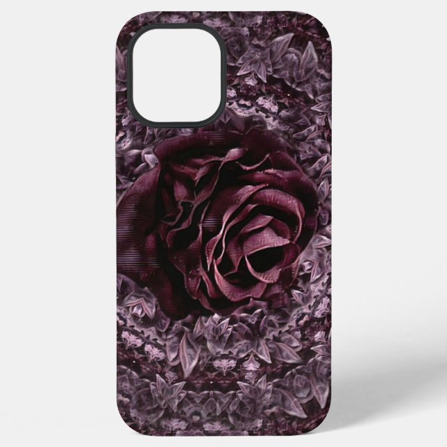 Coque iPhone Mandala de rose  (Verso)