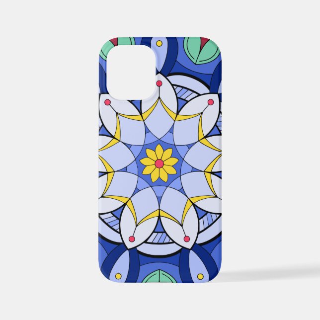Coque iPhone Mandala Motif 01 (Verso)