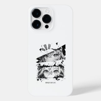 Coque Pour Pour iPhone 14 Pro Max Manga Is My Life Anime Eyes Glitch Art