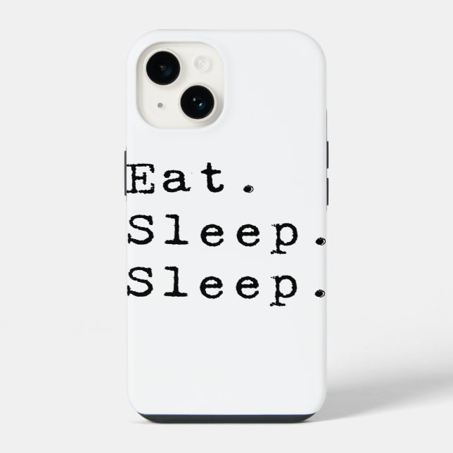 Coque iPhone Manger Dormir Dormir (Verso)