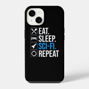 Coque Pour iPhone 14 Mangez Sleep Sci-Fi Répéter