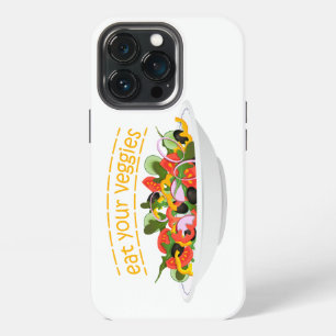 Etui iPhone 13 Pro Mangez vos Légumes Citer salade fraîche mélange bo