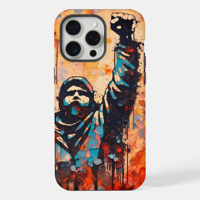 Coque iPhone Manifestants (Verso)