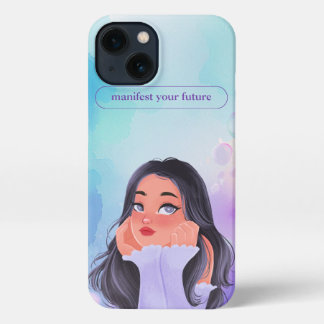 Etui iPhone 13 Manifester votre avenir - Dossier téléphonique