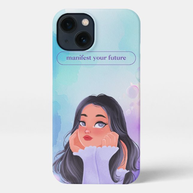 Coque iPhone Manifester votre avenir - Dossier téléphonique (Verso)