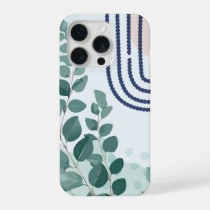 Coque iPhone 15 Pro Mante religieuse eucalyptus Art botanique australi