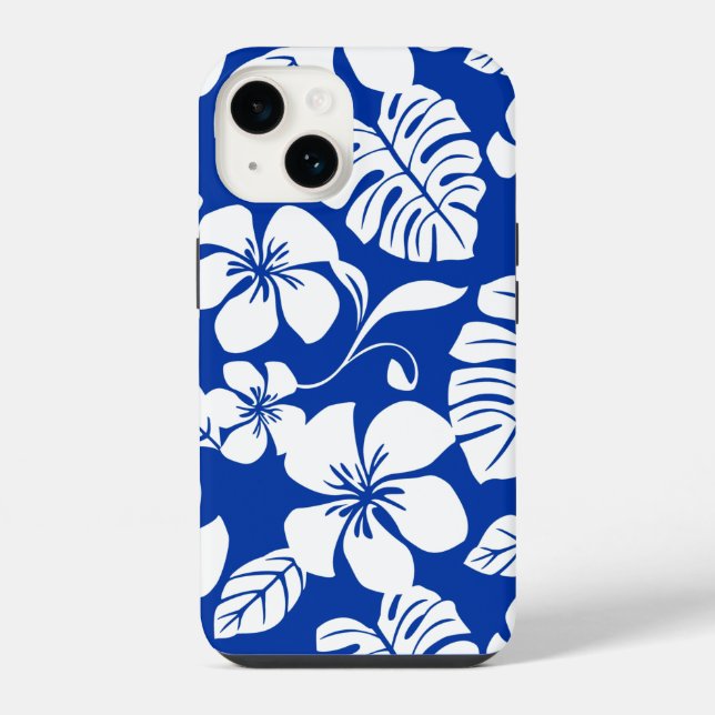 COQUE iPhone MAQUILLAGE ROSE (BLEU ROYAL) (Verso)