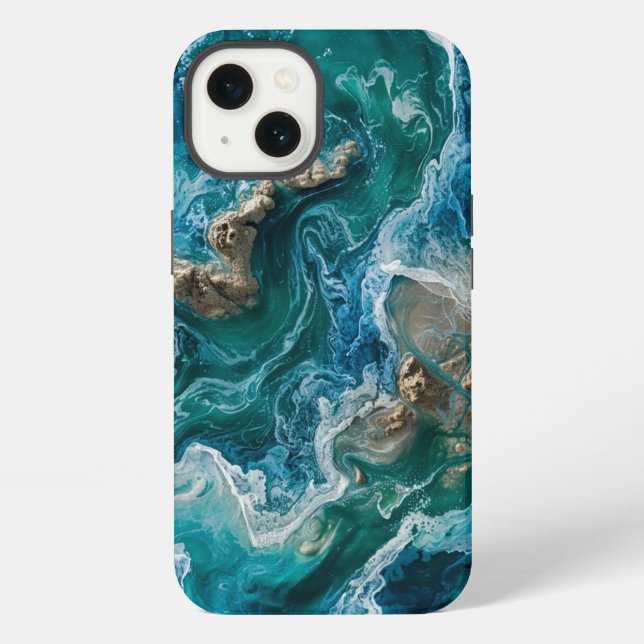 Coque iPhone Marbel iPhone/coque ipad chaotique (Verso)
