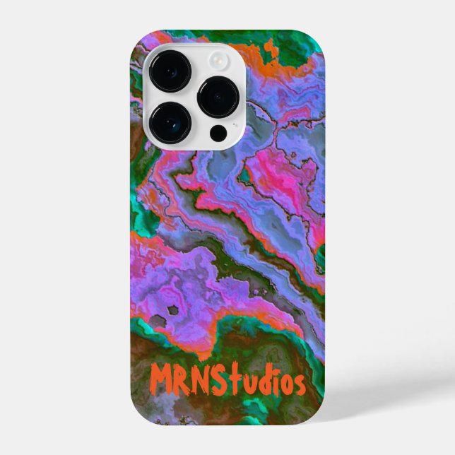 Coque iPhone Marbre aigre (Verso)