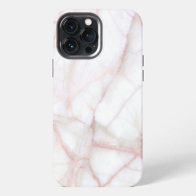 Coque iPhone Marbre blanc (Verso)