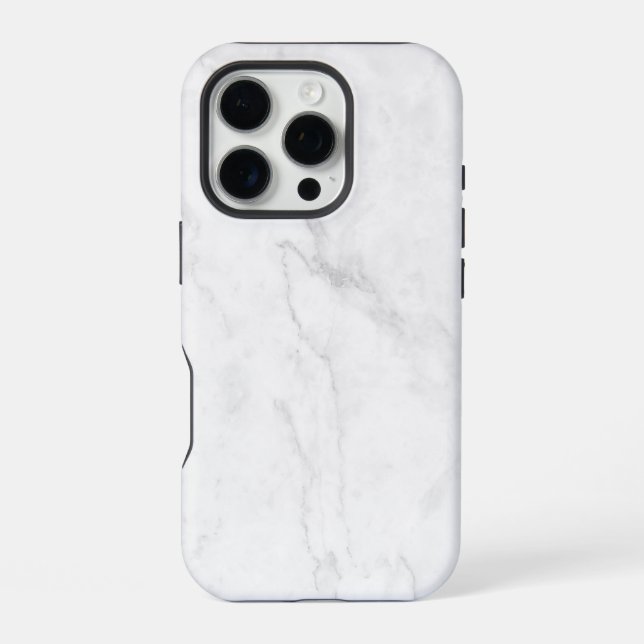 Coque iPhone Marbre Blanc (Verso)