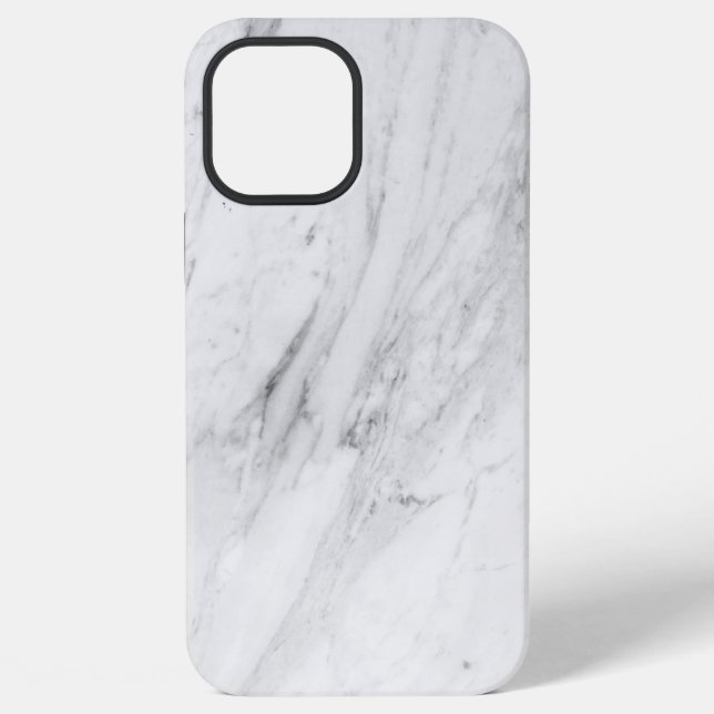 Coque iPhone Marbre blanc (Verso)