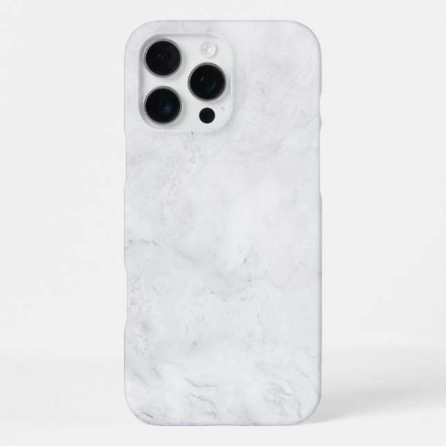 Coque iPhone Marbre blanc (Verso)