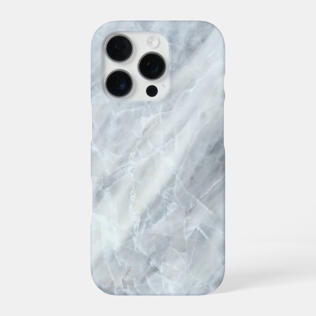 Coque iPhone Marbre blanc (Verso)