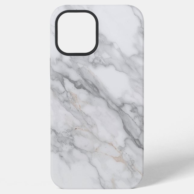 Coque iPhone Marbre Blanc (Verso)