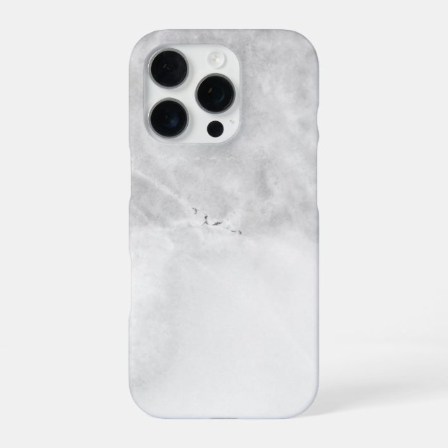 Coque iPhone Marbre Blanc (Verso)