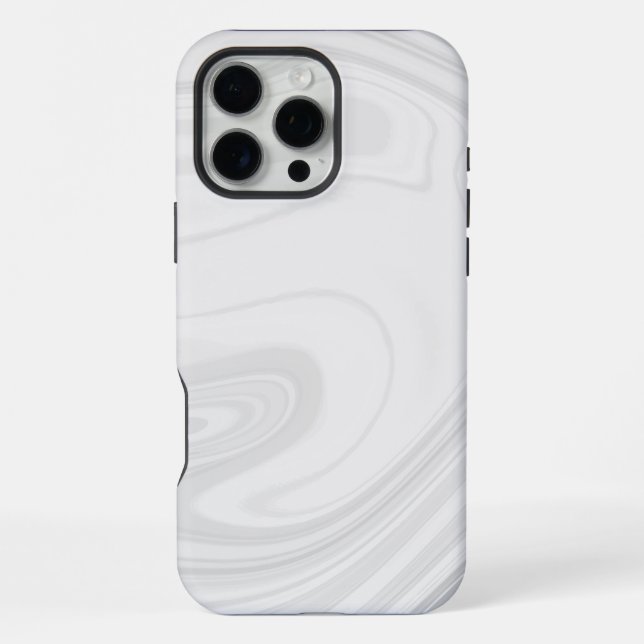Coque iPhone Marbre Blanc  (Verso)