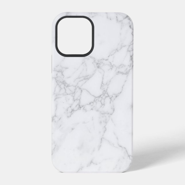 Coque iPhone Marbre Blanc (Verso)