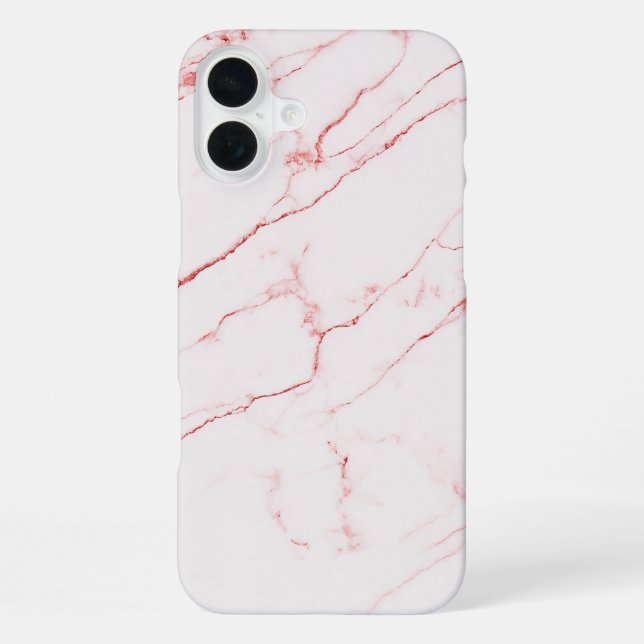 Coque iPhone Marbre blanc  (Verso)