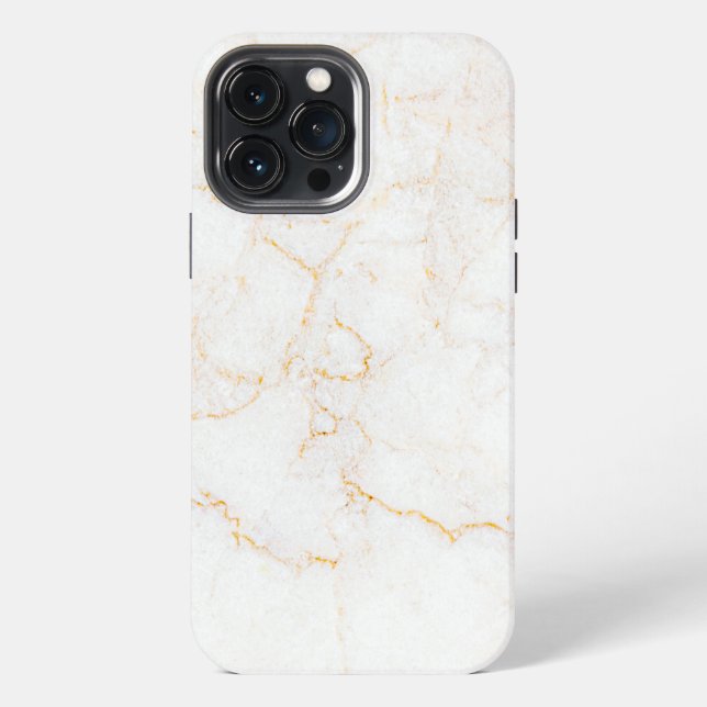 Coque iPhone Marbre blanc (Verso)
